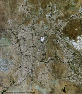 Citra Satelit SPOT 7 Wilayah Mekah, Arab Saudi