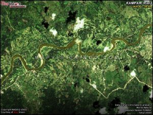 Citra Satelit Landsat 7 Hasil Olahan Warna Natural Skala 50 Ribu