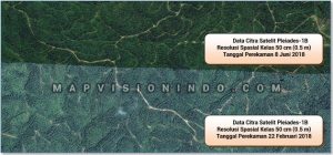 Citra Satelit Sebelum Color Balancing