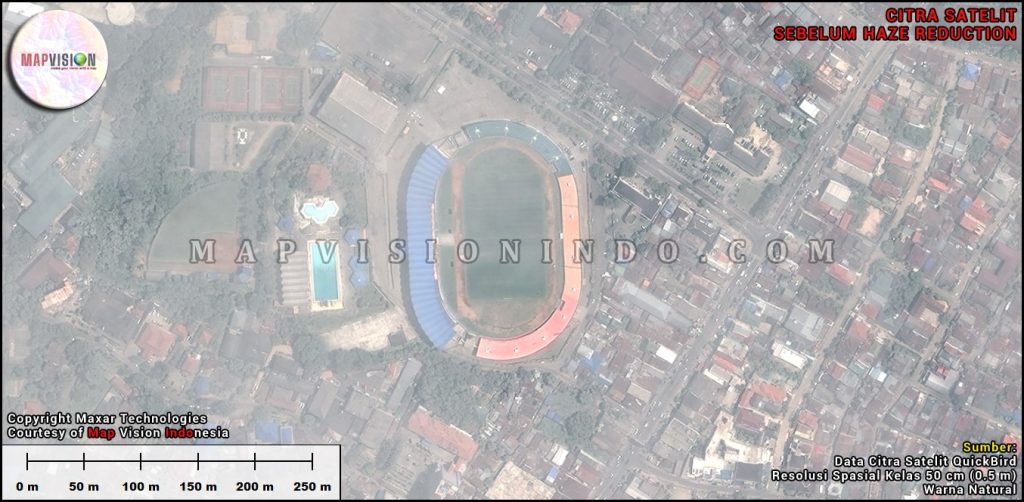 Citra Satelit Sebelum Haze Reduction (Detail)