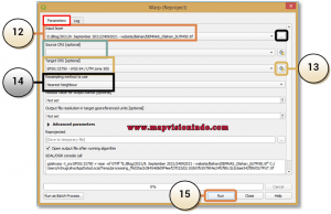 Reproject Data DEM di QGIS
