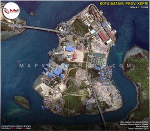 Data Olahan Citra Satelit SPOT-6 Warna Natural Skala 10 Ribu di Wilayah Kota Batam