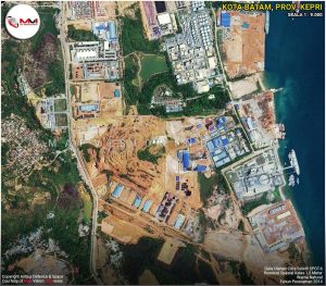 Data Olahan Citra Satelit SPOT-6 Warna Natural di Wilayah Kota Batam