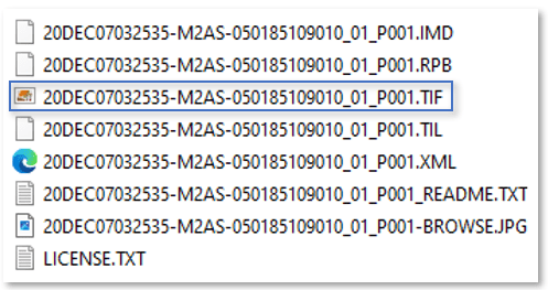 Format Data Original Citra Satelit WorldView-3