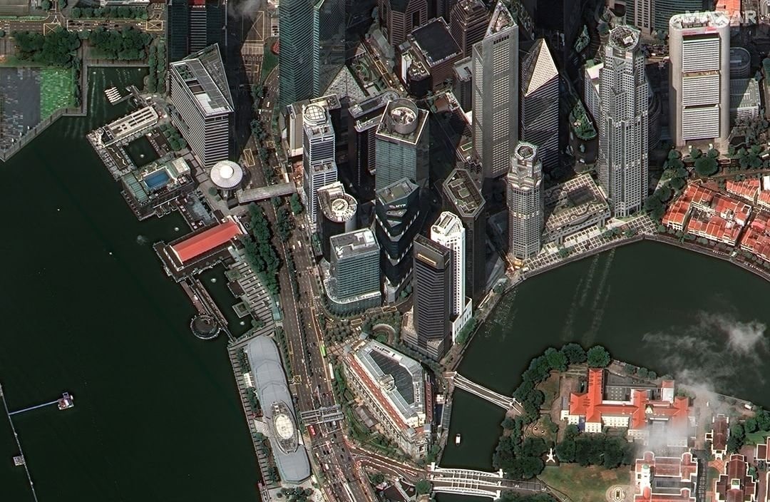 Citra Satelit WorldView Legion di wilayah Singapura