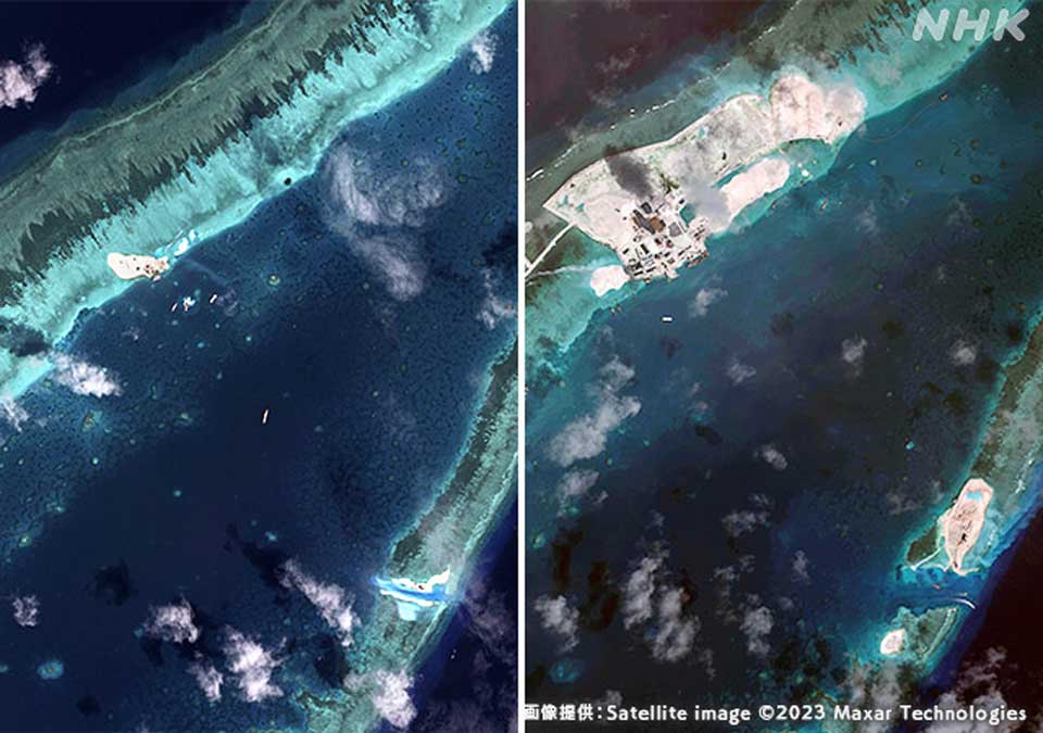 Citra Satlelit Barque Canada Reef Time Series Barque Canada Reef Time Series