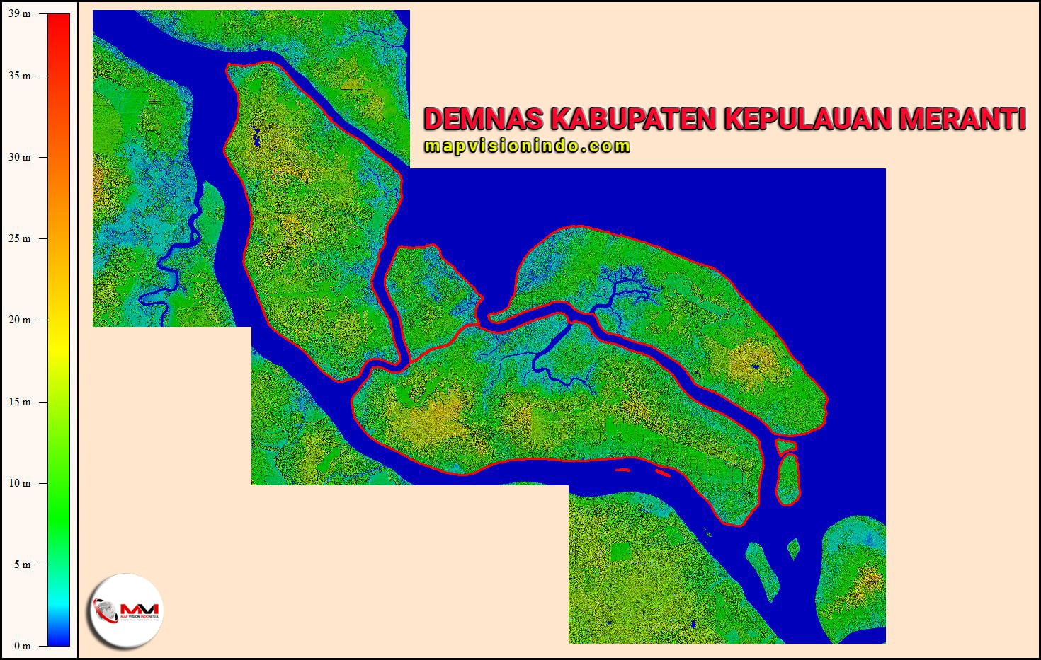 DEMNAS Kabupaten Kepulauan Meranti DEMNAS Kabupaten Kepulauan Meranti