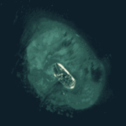 Time Lapse Citra Satelit di Sand Cay Time Lapse Citra Satelit di Sand Cay