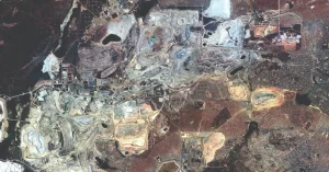 Citra Satelit DS-EO Warna Natural di wilayah sekitar Tambang Kolwezi yang berada di Republik Demokratik Kongo